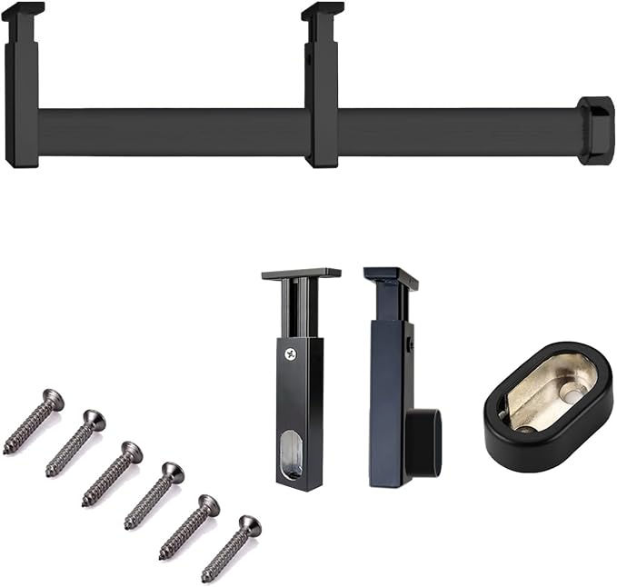 Cloakroom/Balcony Garment Rail Bar, Premium Oval Wardrobe Pole - Image 2