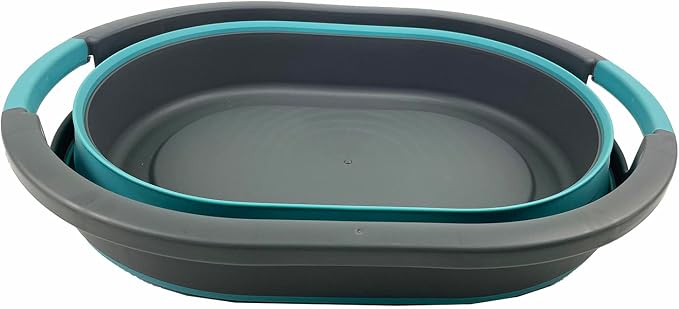 SAMMART 23L Collapsible Plastic Laundry Basket - Image 4