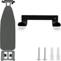 Wall-Mounted Ironing Board Hanger Silver Ironing Board Holder Organizer by UAIAGM