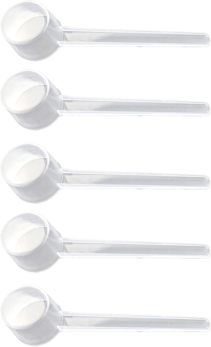 5PCS 5 Gram Measuring Scoop Laundry Tablespoon Protein Scoop Spoon Milk Powder by LJJCSFF