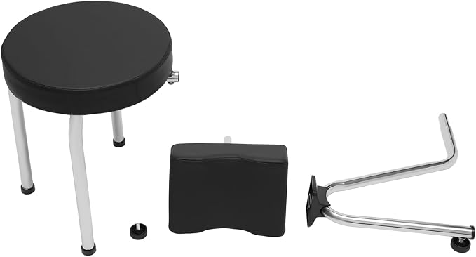 Pedicure Stool with Footrest, Height Adjustable Nail Pedicure Stool Leg Rest - Image 9