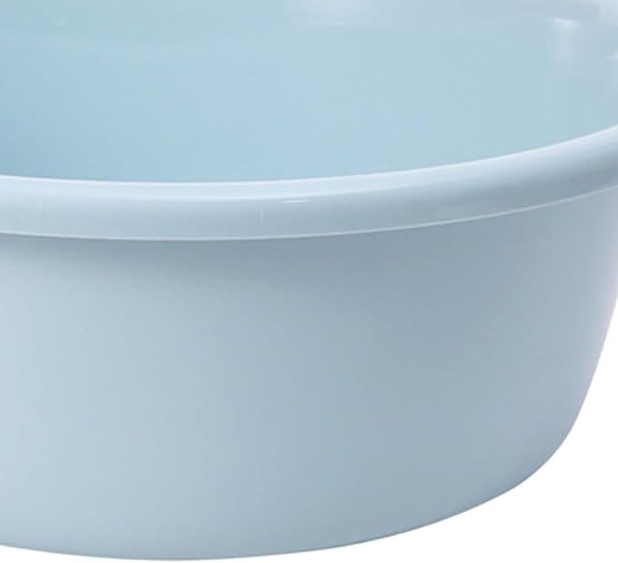 Round Plastic Wash Basin, Portable Dish Tub Multi Purpose Basin Laundry Wash - Image 7