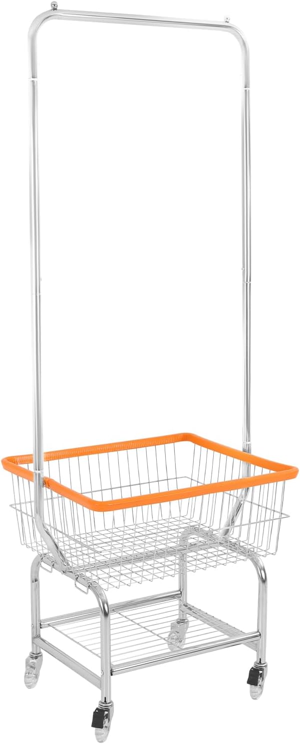 Laundry Cart Mobile Laundry Basket - Image 4