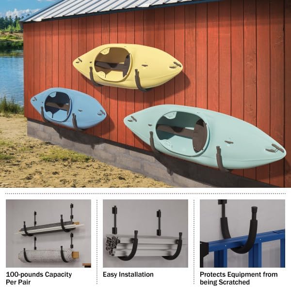 2-Pack of Kayak Storage Hook Sets - Image 5