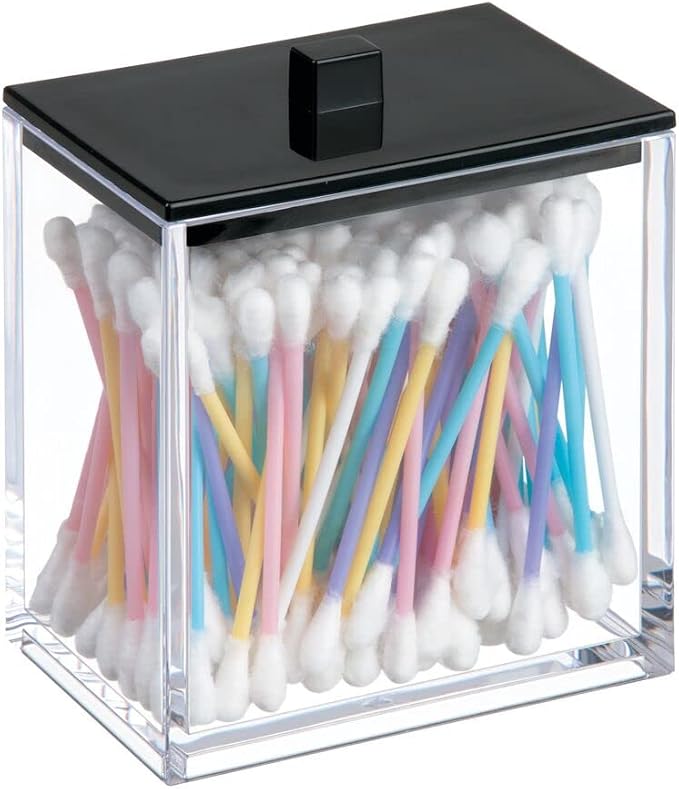 mDesign Plastic Rectangle Apothecary Canister - Image 7