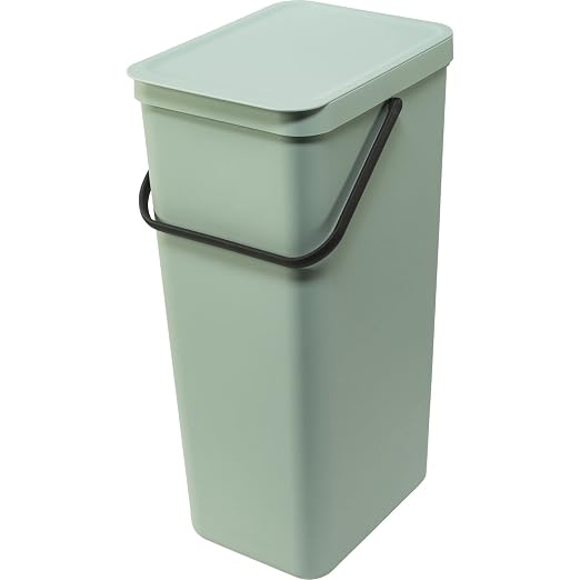Brabantia Sort & Go Kitchen Recycling Bin | L / 10.6 Gal / 40L | Jade Green | by BrabantiaUSA