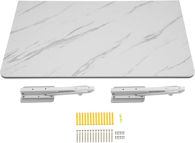 Folding Wall Mount Desk, Floating Computer Desk Fold Down Table - Image 6