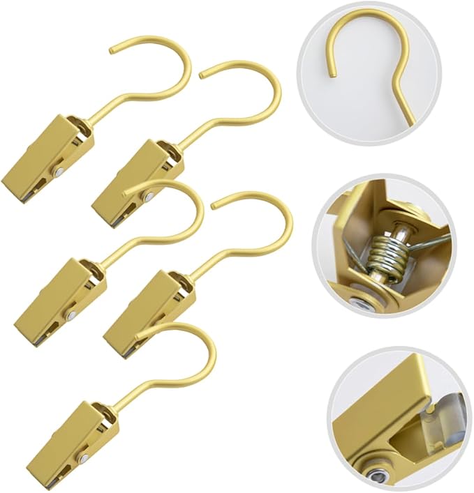 5pcs Multi-Functional Aluminum Alloy Laundry Clips Heavy Duty Hooks - Image 4