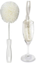 Set of 2 Crystal Stemware & Goblet Glass Cleaning Brush Kit by THEFRYOILSAVERCOMPANY