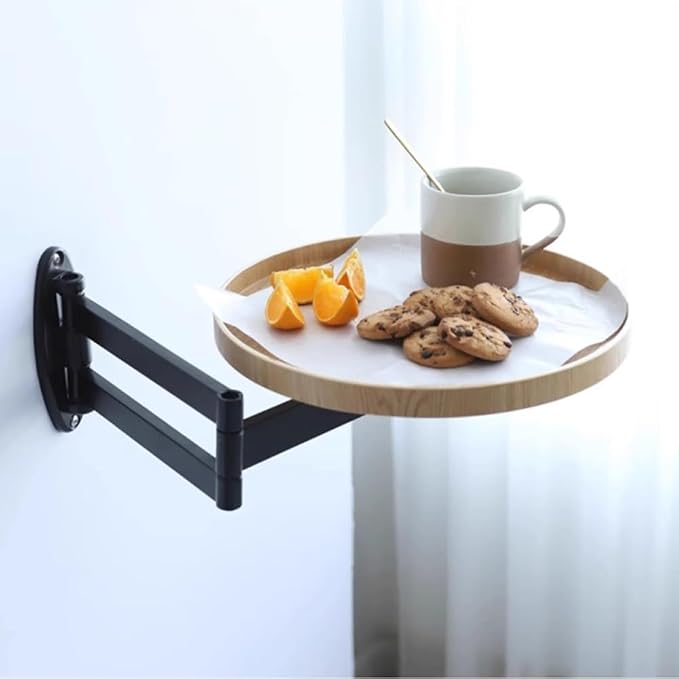 Wall Mounted Folding Table, Bedside Folding Coffee Table, Sofa Stand - Image 3