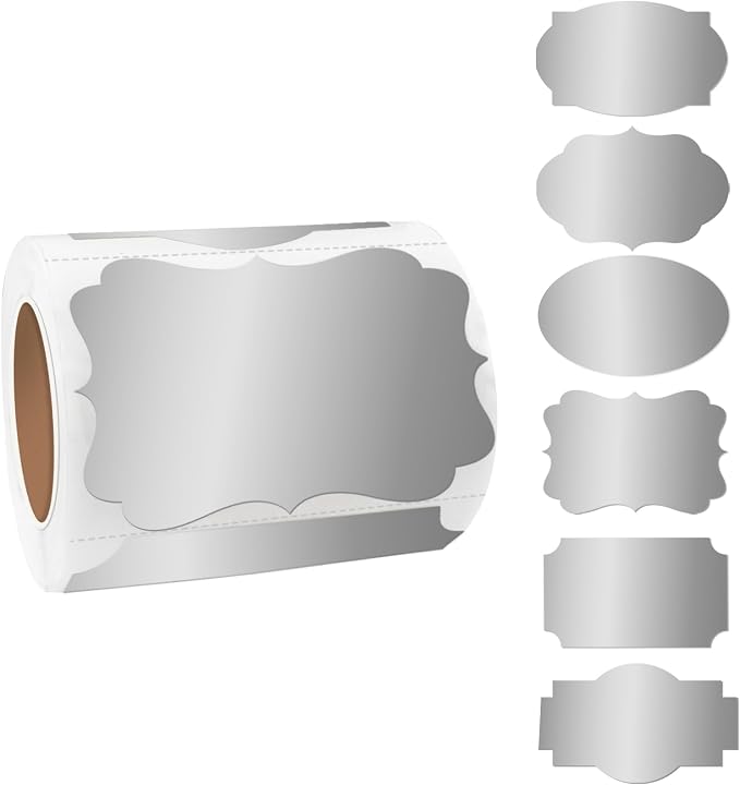 Silver Labels, Food Jars, Gift Tags by Yeachlaing