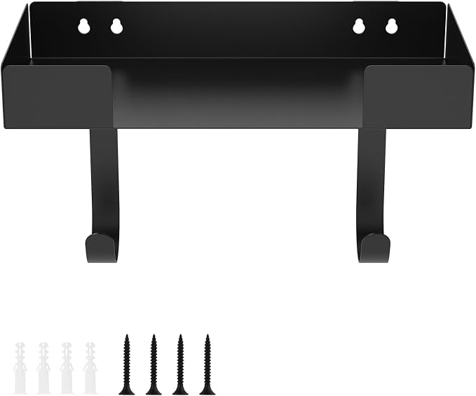 Ironing Board Holder, Wall Mount Ironing Board Hanger, Stainless Steel Iron - Image 9