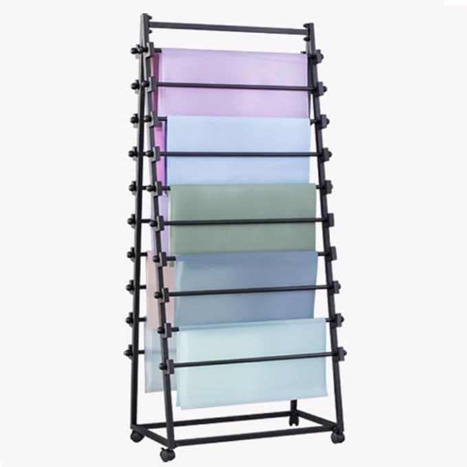 Display Rack Metal Scarf Stand Ribbon Shelf Closet Organizer, Sewing Thread by Unknown