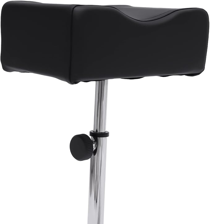 Pedicure Stool with Footrest, Height Adjustable Nail Pedicure Stool Leg Rest - Image 6