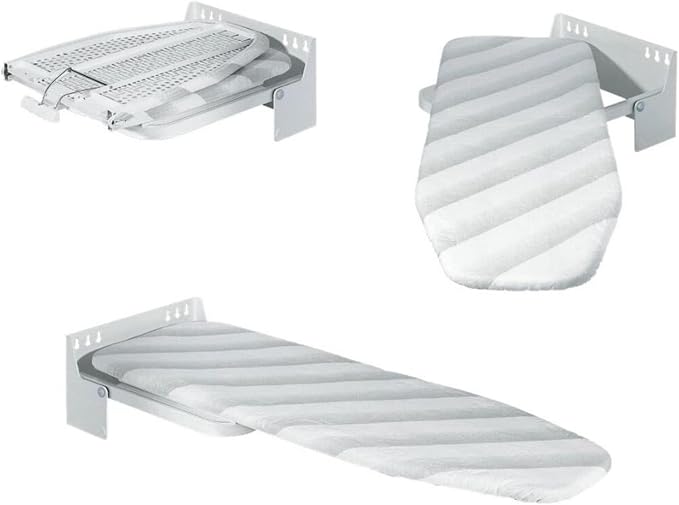 Ironing Board 180° Swivel Wall Mounted Ironing Board Fold-up Laundry Iron Board - Image 4