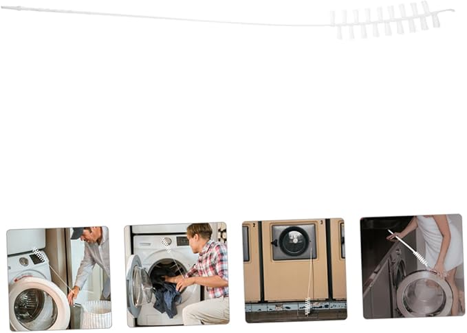3pcs Washer Dryer Vent Cleaner Kit Laundry Brush Set Soft Bristles Long Handle - Image 9