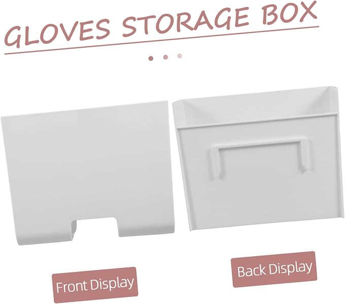 Healifty Household Glove Dispenser Box Wall Mount Storage Holder - Image 9