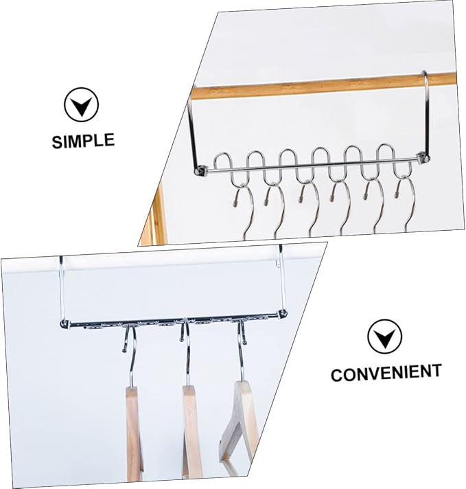 2sets Multi Hole Clothes Drying Rack Space Saving Hangers - Image 6