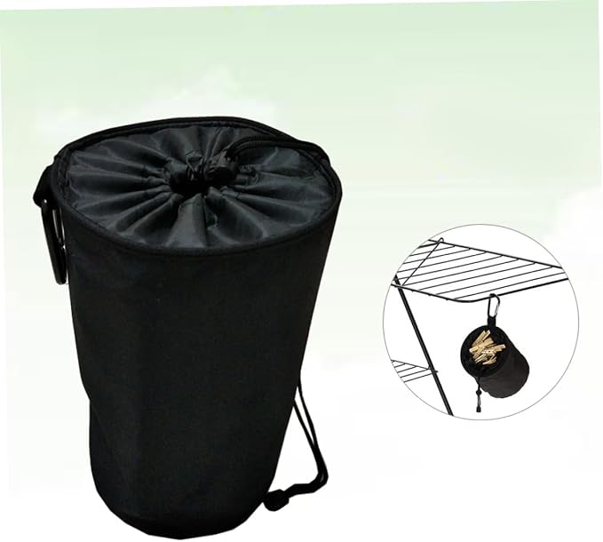 PRETYZOOM Hanging Clothespins Storage Bag Oxford Peg Organizer - Image 9