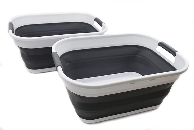 SAMMART 17.5L Collapsible/Foldable/Pop Up/Portable Washing Tub/Storage Basket by SAMMART