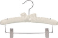Kids Ivory Satin Padded Combo Hanger by The+Great+American+Hanger+Company
