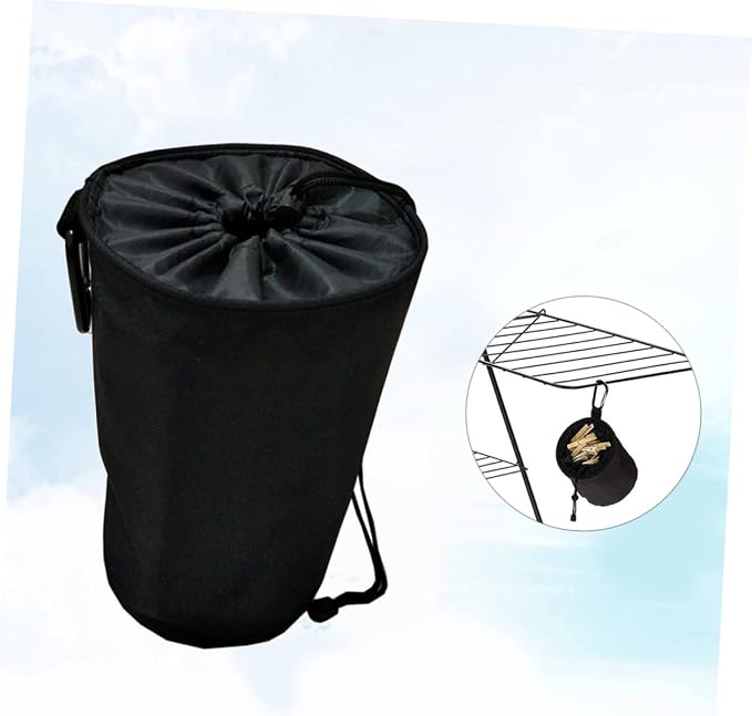 Drawstring Peg Bag Height Clothespins Organizer - Image 5
