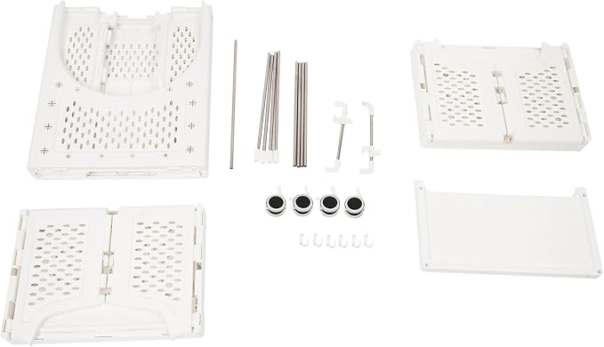 Laundry Basket with Wheels, Laundry Hamper Cart with Hanging Clothes Rack - Image 5