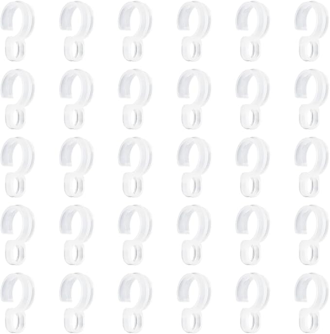 3Packs 30PCS 24-30mm Wind Proof Hanger Hook Windproof Hooks Clothes Drying Rack by ITROLLE