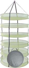 HORTIPOTS Herb Drying Rack Collapsible 2.5 ft Hanging Dry Net Rack by IndoorGardenGear