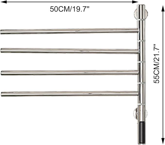 Swivel Heated Towel Rack, Towel Warmers - Image 7