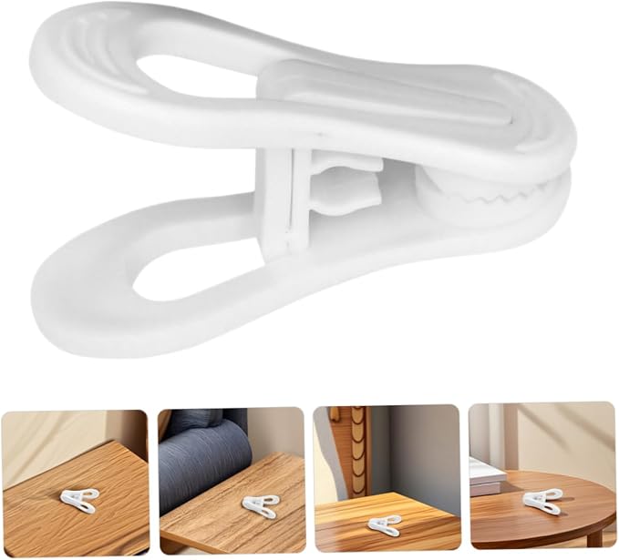 Laundry Hooks 30 Pcs Windproof Hangers Plastic Clothespin Clips Strong Pinch - Image 8