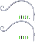 2 Pack 12 Inch Premium Metal Plant Hangers – Sturdy Wall Hooks by Unknown
