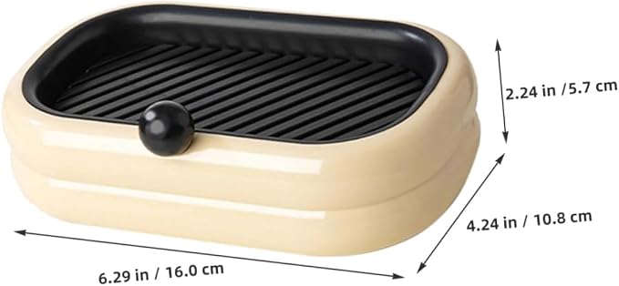 Wall-Mounted Double Layer Soap Dish - Image 2