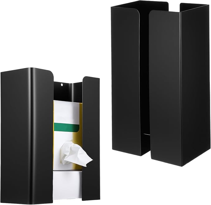 2 Pack Magnetic Glove & Tissue Dispenser – Adjustable Paper Towel Holder by Unknown
