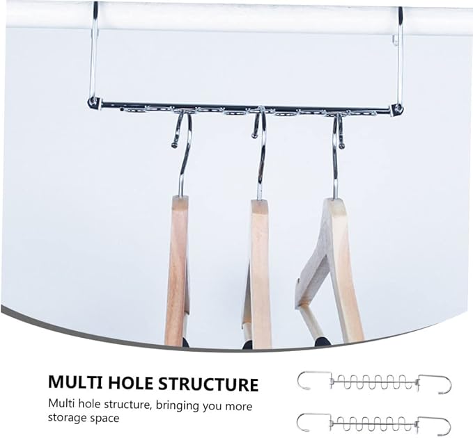 2pcs Multi Hole Clothes Drying Hangers Clothes Rack - Image 4