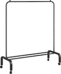 Rolling Clothes Rack Metal Clothing Rack by OTROUWORHT
