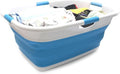 SAMMART 49L Collapsible 4 Handled Laundry Basket-Foldable Storage by SAMMART