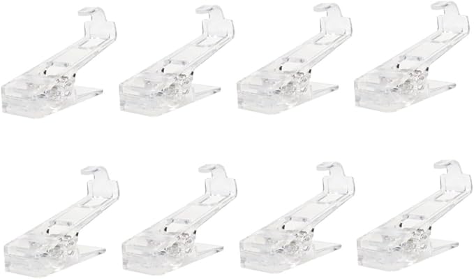 VILLCASE 16pcs -Skid Clothes Hanger Clips Multi- Clips - Image 7