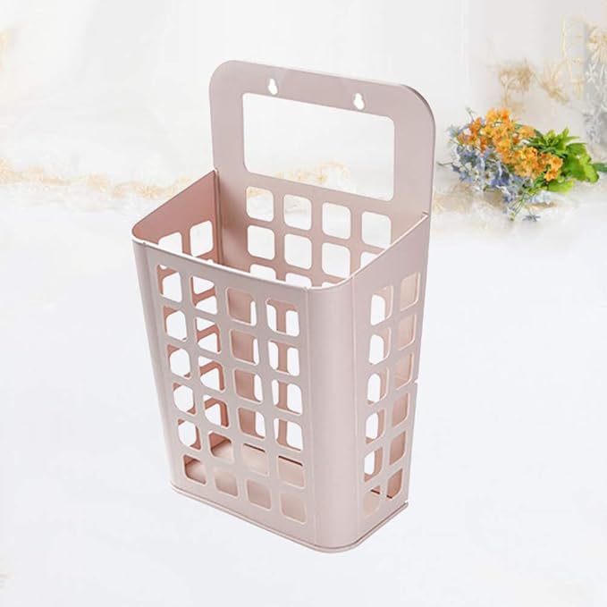 Hanging Handle Laundry Basket Wall Mount Clothes Hamper Laundry Organizer Cart - Image 4