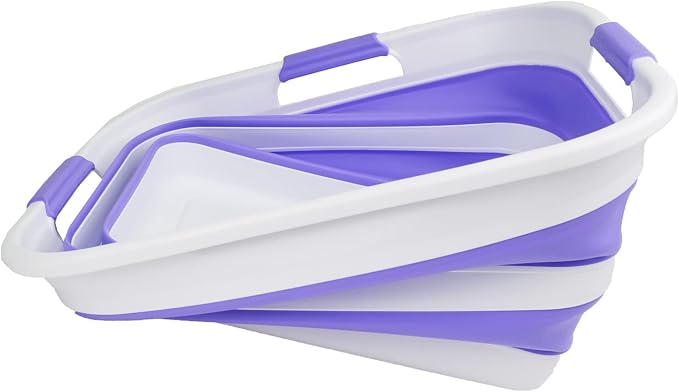 SAMMART 30L Collapsible Plastic Laundry Basket - Image 4