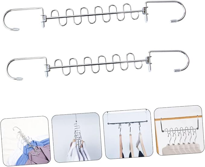 Healifty 1set Multi Hole Clothes Hangers - Image 5