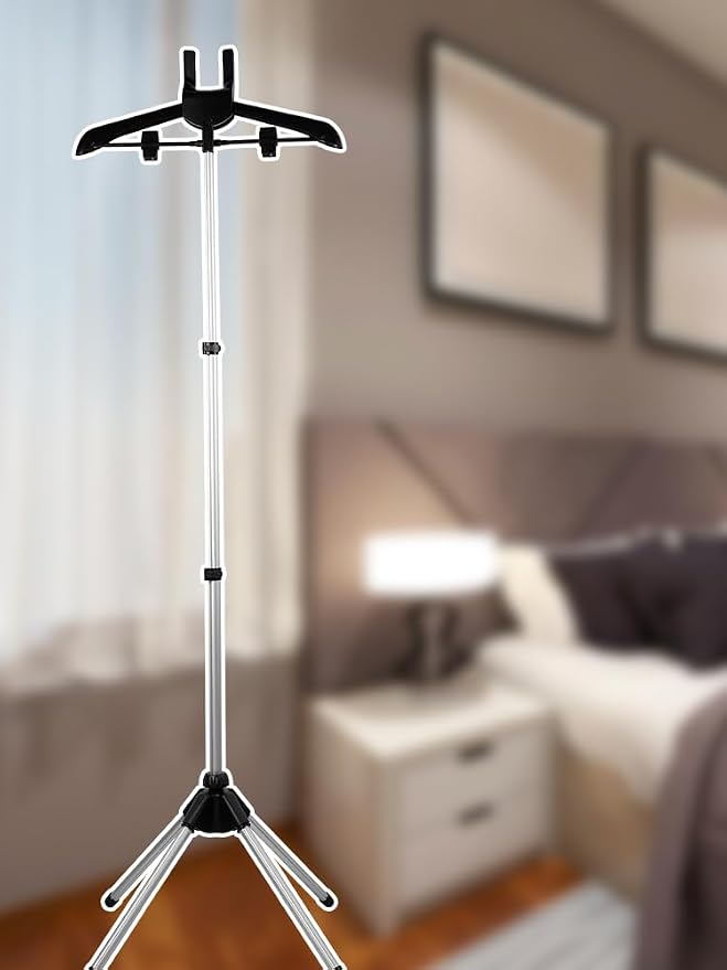 Iron Steam Stand, Steaming Clothes Hangers, Handheld Garment Steamer Rack - Image 9
