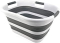 SAMMART 30L Collapsible Plastic Laundry Basket/Washing Tub by SAMMART