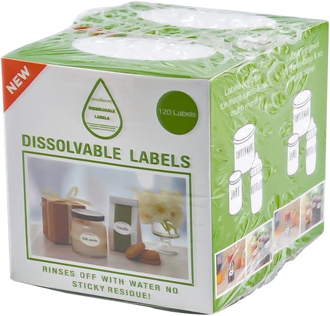 L LIKED 240 Stickers Dissolvable Food Labels - Image 7