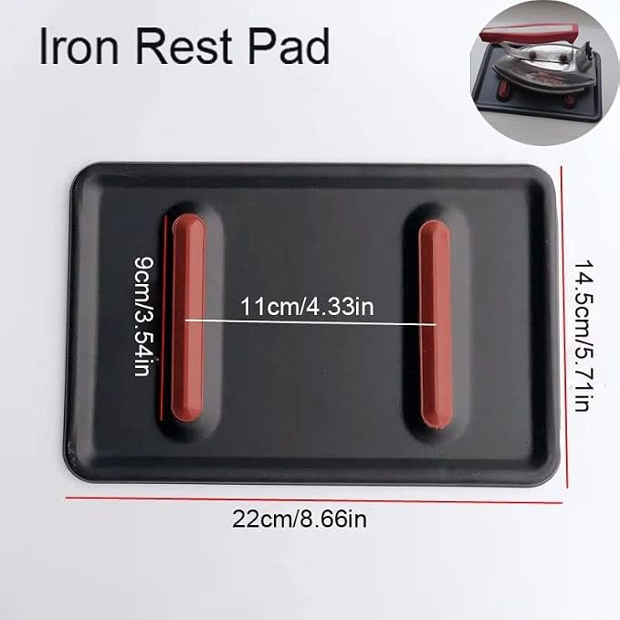2 Pack Ironing Board Iron Rest Replacement Hot Iron Rest Pad Metal Heat - Image 2
