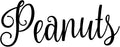 Peanuts 5w x 2h Label | Kitchen Pantry Organization | Die Cut Vinyl Decal | by MinglewoodTrading
