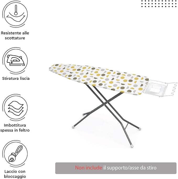 Encasa XO Ironing Board Cover and Pad 49"x18" - Image 3