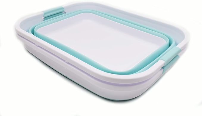 SAMMART 41LCollapsible Plastic Laundry Basket-Foldable Pop Up Storage - Image 2