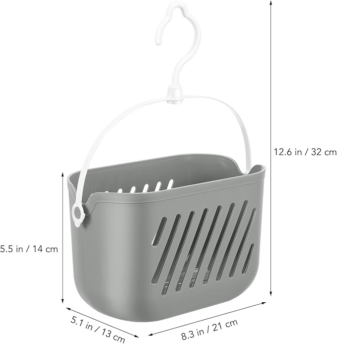 DOITOOL Hanging Shower Caddy Plastic Hanging Shower Basket Portable Kitchen - Image 2