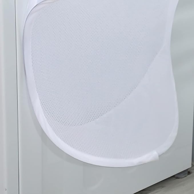 Hanging Laundry, Mesh Collapsible Small Wall Laundry Baskets, Pop Up Laundry - Image 7